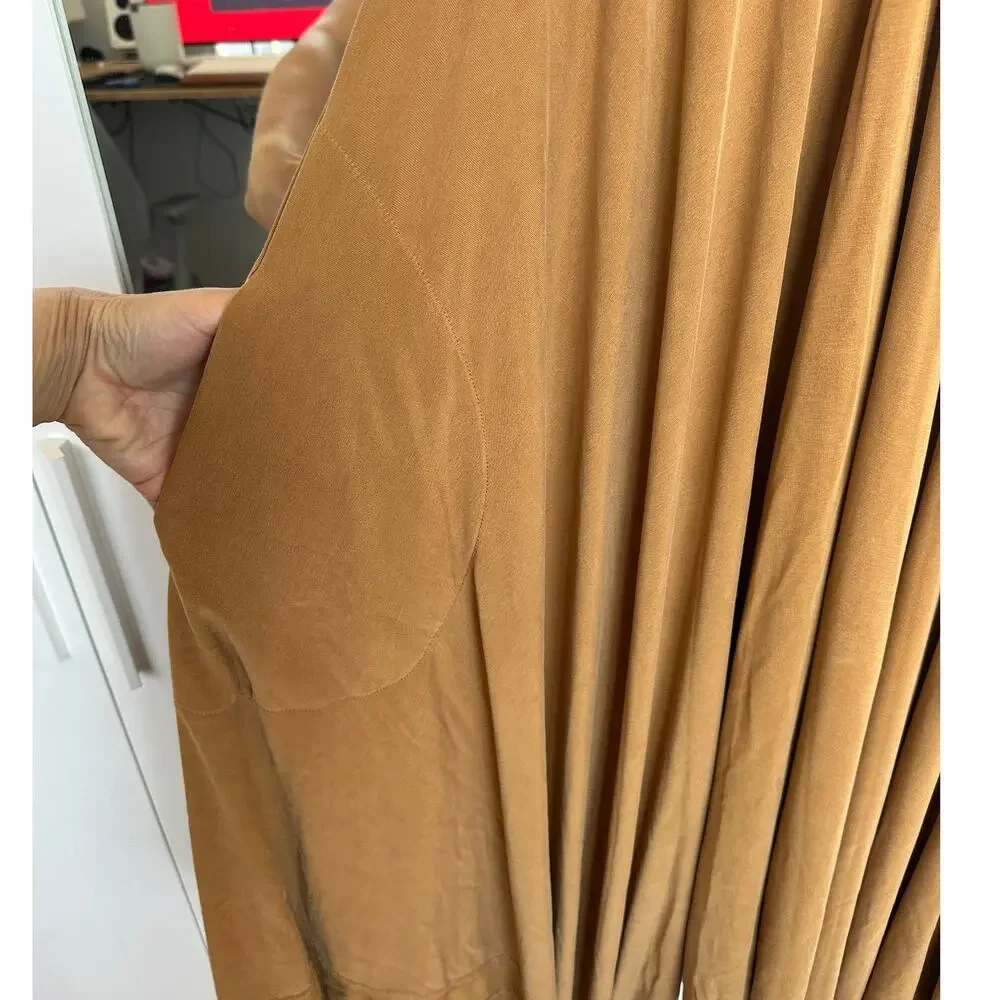 Free People Movement Seven Stars Onesie Camel Oversized Wide Leg Jumpsuit M